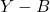 Y-B