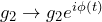 g_2 \to g_2 e^{i\phi(t)}