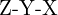 \text{Z-Y-X}