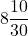 \[ \quicklatex 8\frac{10}{30} \]