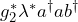 g_2^* \lambda^* a^\dagger a b^\dagger