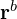 \mathbf{r}^b