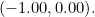 (-1.00, 0.00).