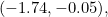 (-1.74, -0.05),